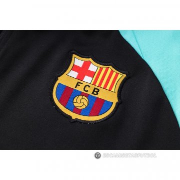 Chandal de Chaqueta del Barcelona 2022-23 Negro