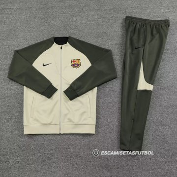 Chandal de Chaqueta del Barcelona 23-24 Verde