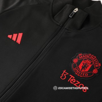 Chandal de Chaqueta del Manchester United 2023-24 Negro