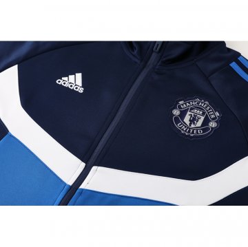 Chandal de Chaqueta del Manchester United 2024-2025 Azul