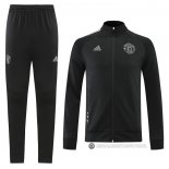 Chandal de Chaqueta del Manchester United 22-23 Negro