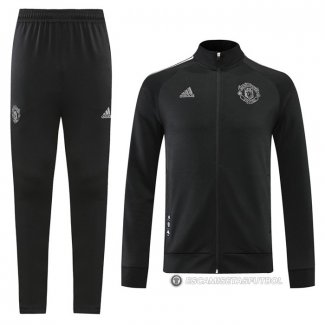 Chandal de Chaqueta del Manchester United 22-23 Negro
