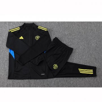 Chandal de Chaqueta del Manchester United 25-26 Negro Amarillo