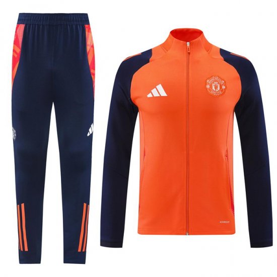 Chandal de Chaqueta del Manchester United Nino 24-25 Naranja - Haga un click en la imagen para cerrar