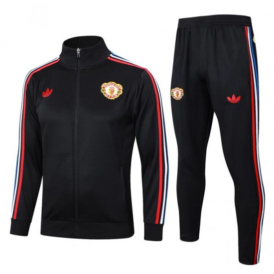 Chandal de Chaqueta del Manchester United Nino 24-25 Negro - Haga un click en la imagen para cerrar