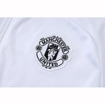 Chandal de Chaqueta del Manchester United Nino 25-26 Blanco