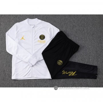 Chandal de Chaqueta del Paris Saint-Germain Jordan 23-24 Blanco