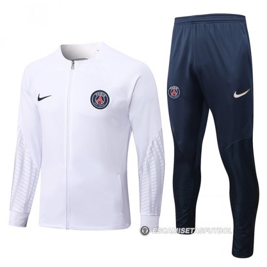 Chandal de Chaqueta del Paris Saint-Germain Nino 22-23 Blanco - Haga un click en la imagen para cerrar