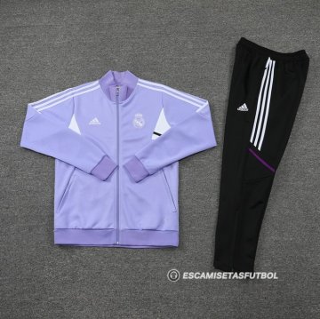 Chandal de Chaqueta del Real Madrid 22-23 Purpura