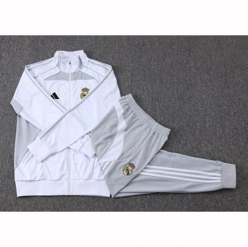 Chandal de Chaqueta del Real Madrid 25-26 Blanco Gris
