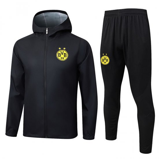 Chandal de Rompevientos del Borussia Dortmund 25-26 Negro - Haga un click en la imagen para cerrar
