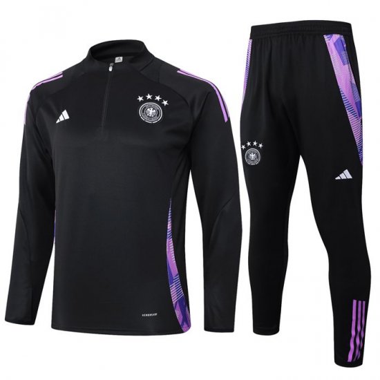 Chandal de Sudadera del Alemania 24-25 Negro - Haga un click en la imagen para cerrar