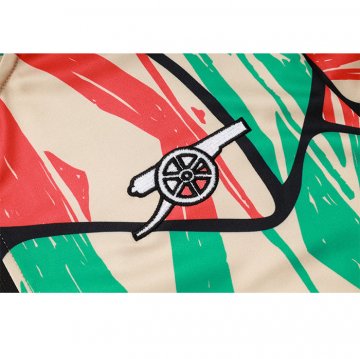 Chandal de Sudadera del Arsenal Nino 24-25 Rojo Verde