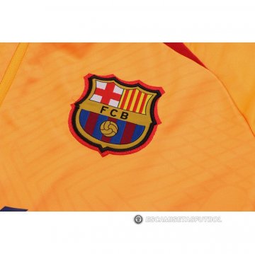 Chandal de Sudadera del Barcelona 2022-23 Naranja