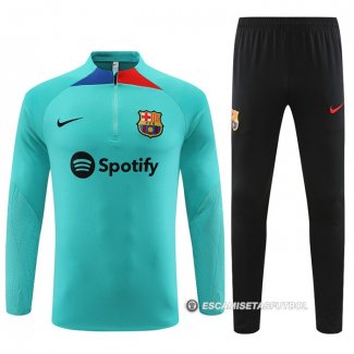 Chandal de Sudadera del Barcelona 2023-24 Verde