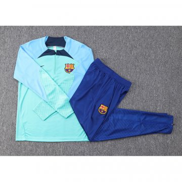 Chandal de Sudadera del Barcelona Nino 2022-23 Verde