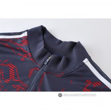Chandal de Sudadera del Bayern Munich 22-23 Rojo y Gris