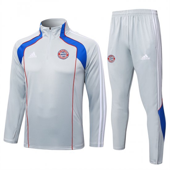 Chandal de Sudadera del Bayern Munich Nino 25-26 Gris - Haga un click en la imagen para cerrar