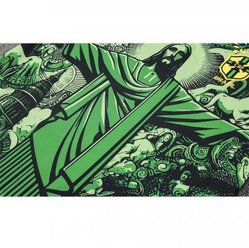 Chandal de Sudadera del Brasil Jesus 24-25 Verde