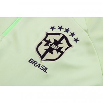 Chandal de Sudadera del Brasil Nino 2022-23 Verde