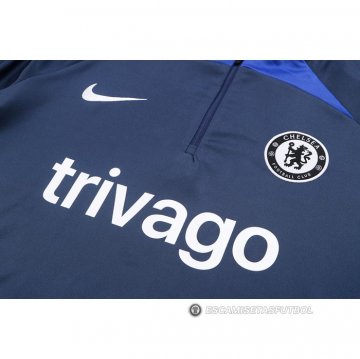 Chandal de Sudadera del Chelsea 22-23 Azul