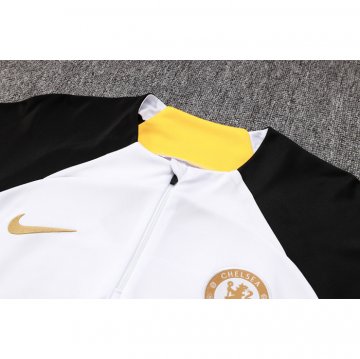 Chandal de Sudadera del Chelsea Nino 23-24 Blanco