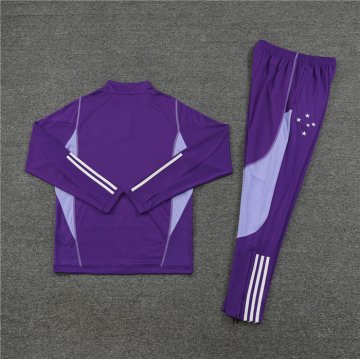 Chandal de Sudadera del Cruzeiro Nino 23-24 Purpura