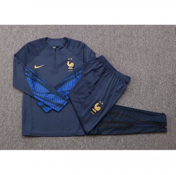 Chandal de Sudadera del Francia 22-23 Azul