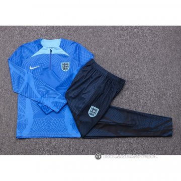 Chandal de Sudadera del Inglaterra 22-23 Azul