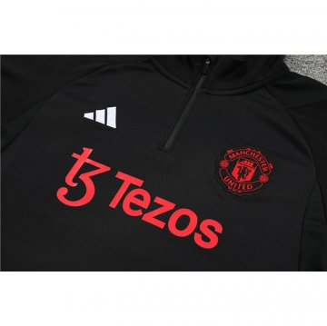 Chandal de Sudadera del Manchester United 23-24 Negro