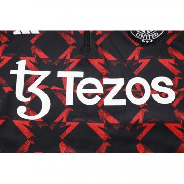 Chandal de Sudadera del Manchester United Nino 24-25 Rojo