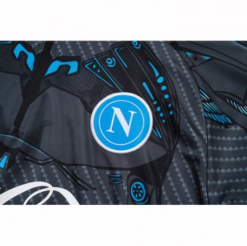 Chandal de Sudadera del Napoli Nino 25-26 Negro
