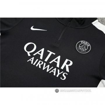 Chandal de Sudadera del Paris Saint-Germain Nino 23-24 Negro