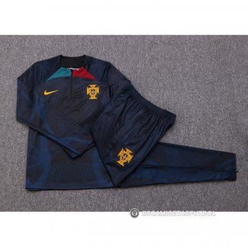 Chandal de Sudadera del Portugal 2022-23 Negro