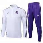 Chandal de Sudadera del Real Madrid 25-26 Blanco Purpura