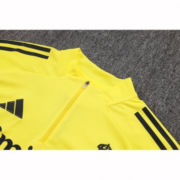 Chandal de Sudadera del Real Madrid Nino25-26 Amarillo