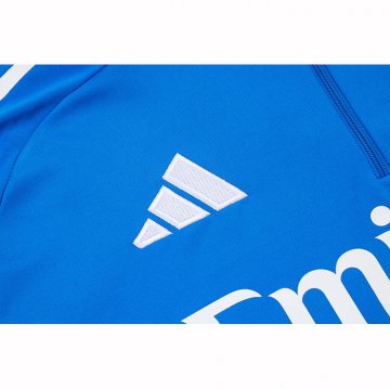 Chandal de Sudadera del Real Madrid Nino 25-26 Azul