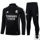 Chandal de Sudadera del Real Madrid Nino 25-26 Negro