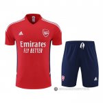 Chandal del Arsenal Manga Corta 22-23 Rojo - Pantalon Corto