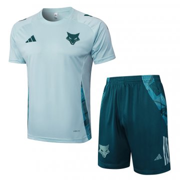 Chandal del Cruzeiro Manga Corta 24-25 Verde Pantalon Corto