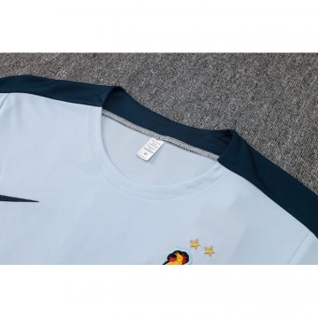 Chandal del Francia Manga Corta 24-25 Azul Claro - Pantalon Corto