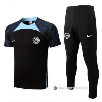 Chandal del Inter Milan Manga Corta 2022-23 Negro