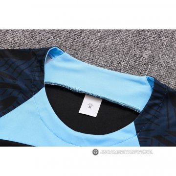 Chandal del Inter Milan Manga Corta 2022-23 Negro - Pantalon Corto