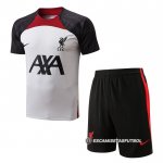 Chandal del Liverpool Manga Corta 2022-23 Blanco - Pantalon Corto