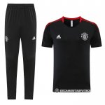 Chandal del Manchester United Manga Corta 2023-24 Negro