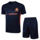 Chandal del Olympique Marsella Manga Corta 2024-25 Azul - Pantalon Corto