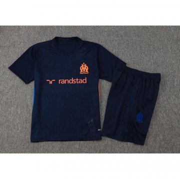 Chandal del Olympique Marsella Manga Corta 2024-25 Azul - Pantalon Corto