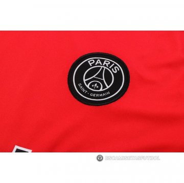 Chandal del Paris Saint-Germain Jordan Manga Corta 22-23 Rojo - Pantalon Corto