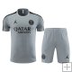 Chandal del Paris Saint-Germain Jordan Manga Corta 23-24 Gris - Pantalon Corto