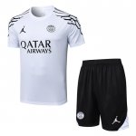 Chandal del Paris Saint-Germain Jordan Manga Corta 25-26 Blanco - Pantalon Corto